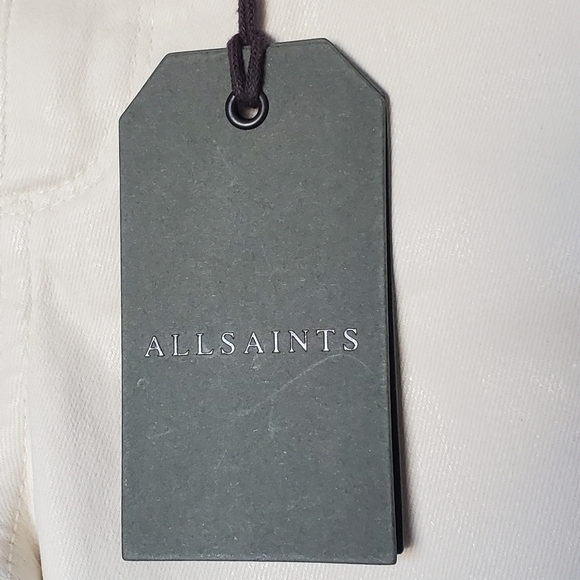 All Saints Miller Coated Skinny Jeans 27 NWT - Picture 7 of 10